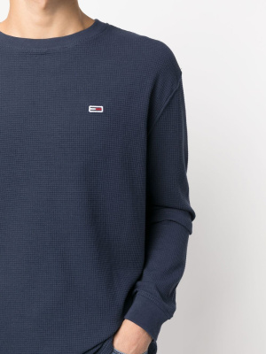 

Logo crew-neck sweatshirt, Tommy Jeans Logo crew-neck sweatshirt
