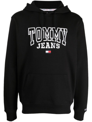 

Logo-print drawstring hoodie, Tommy Jeans Logo-print drawstring hoodie