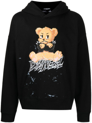 

Moody graphic-print hoodie, DOMREBEL Moody graphic-print hoodie