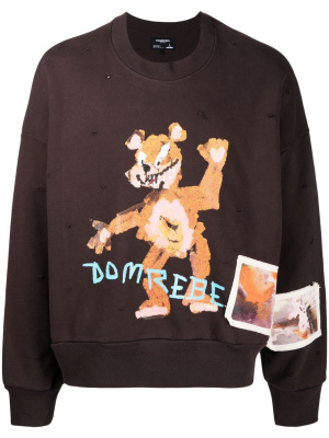 

Bruce graphic-print sweatshirt, DOMREBEL Bruce graphic-print sweatshirt