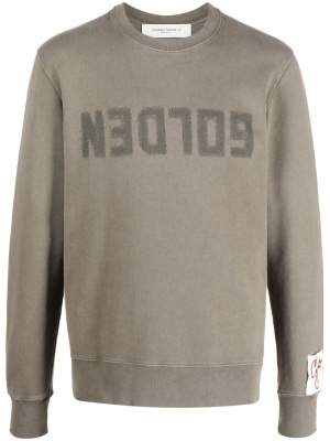 

Logo-print raw-cut sweatshirt, Golden Goose Logo-print raw-cut sweatshirt