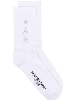 

Ribbed star-print socks, Golden Goose Ribbed star-print socks