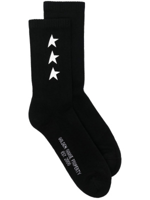 

Ribbed star-print socks, Golden Goose Ribbed star-print socks