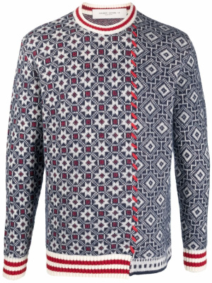 

Patterned-intarsia knit jumper, Golden Goose Patterned-intarsia knit jumper