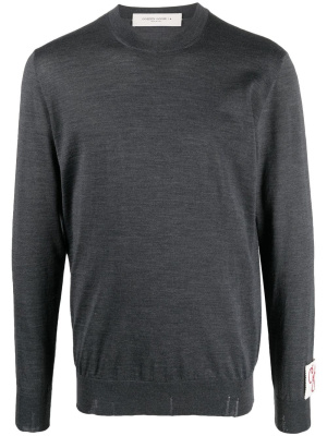 

Ribbed-knit crew neck sweatshirt, Golden Goose Ribbed-knit crew neck sweatshirt