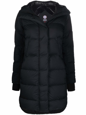 

Logo-patch feather-down padded coat, Canada Goose Logo-patch feather-down padded coat