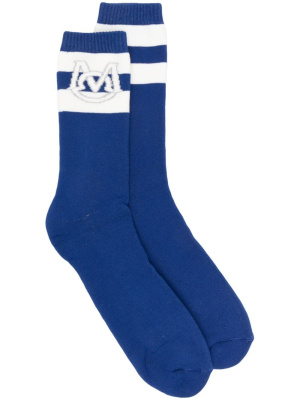 

Logo-print fine-ribbed socks, Moncler Logo-print fine-ribbed socks