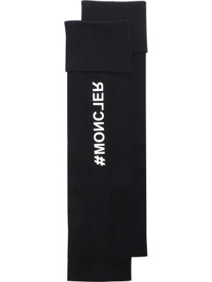 

Grenoble logo-embroidered leg warmers, Moncler Grenoble logo-embroidered leg warmers