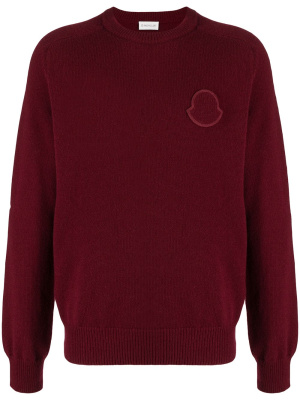 

Chest-logo crewneck sweater, Moncler Chest-logo crewneck sweater
