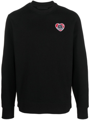 

Logo-patch cotton sweatshirt, Moncler Logo-patch cotton sweatshirt