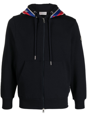 

Logo-strip zip-up hoodie, Moncler Logo-strip zip-up hoodie