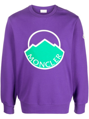 

Mountain-logo sweatshirt, Moncler Mountain-logo sweatshirt