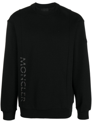 

Logo-print cotton sweatshirt, Moncler Logo-print cotton sweatshirt