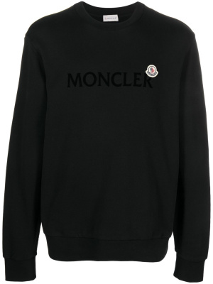 

Logo-patch cotton sweatshirt, Moncler Logo-patch cotton sweatshirt