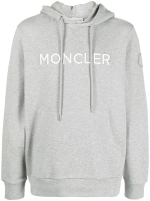 

Logo-print drawstring hoodie, Moncler Logo-print drawstring hoodie