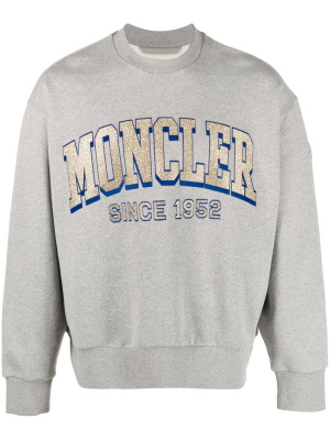 

Logo-print crew-neck jumper, Moncler Logo-print crew-neck jumper