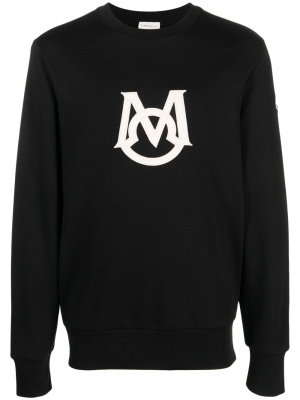 

Logo-patch knitted sweatshirt, Moncler Logo-patch knitted sweatshirt