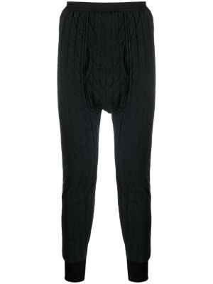 

Animal-patch panelled slim trousers, Maison Margiela Animal-patch panelled slim trousers