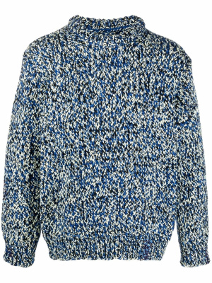 

Mouliné crew neck jumper, Maison Margiela Mouliné crew neck jumper