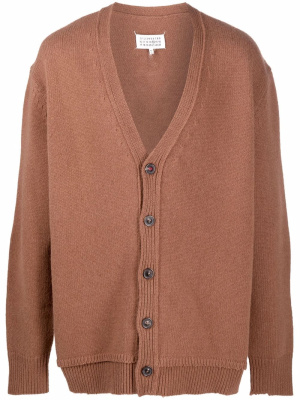 

Four-stitch wool cardigan, Maison Margiela Four-stitch wool cardigan