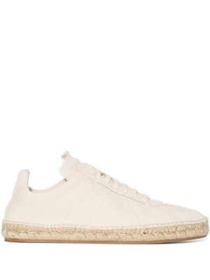 

Replica canvas espadrille sneakers, Maison Margiela Replica canvas espadrille sneakers
