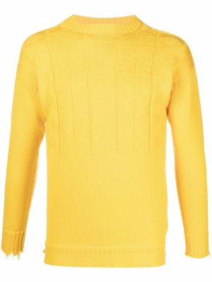 

Distressed wool jumper, Maison Margiela Distressed wool jumper