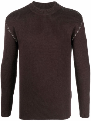 

Contrasting-stitch jumper, Maison Margiela Contrasting-stitch jumper