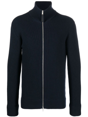 

Ribbed-knit zipped cardigan, Maison Margiela Ribbed-knit zipped cardigan