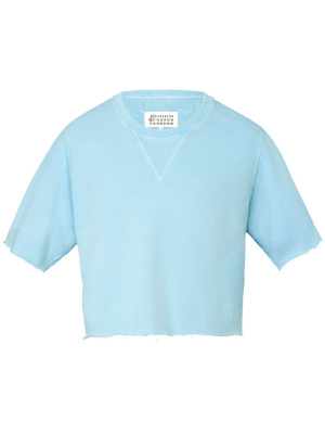 

Cotton short-sleeve sweatshirt, Maison Margiela Cotton short-sleeve sweatshirt