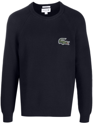 

Logo-patch cable-knit jumper, Lacoste Logo-patch cable-knit jumper