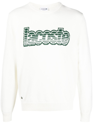 

Intarsia logo-knit jumper, Lacoste Intarsia logo-knit jumper