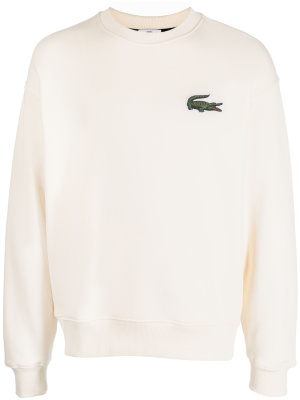 

Logo-patch stretch-cotton sweatshirt, Lacoste Logo-patch stretch-cotton sweatshirt