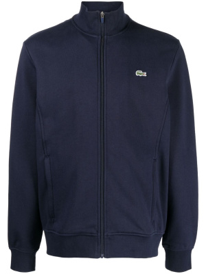

Logo-patch zip-up cardigan, Lacoste Logo-patch zip-up cardigan