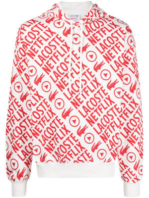 

Logo-print hoodie, Lacoste Logo-print hoodie