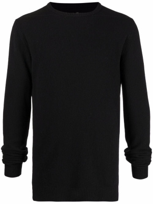 

Crew-neck rib-trimmed jumper, Rick Owens Crew-neck rib-trimmed jumper