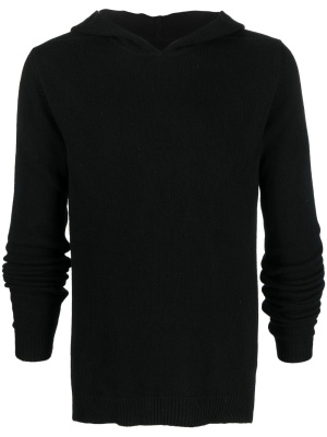 

Wool-cashmere hooded jumper, Rick Owens Wool-cashmere hooded jumper