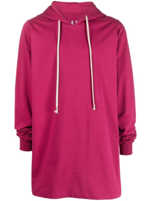 

Organic cotton mid-length hoodie, Rick Owens Organic cotton mid-length hoodie