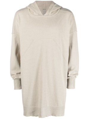 

Tommy knitted hoody jumper, Rick Owens Tommy knitted hoody jumper