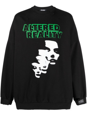 

Altered Reality crew neck sweatshirt, Raf Simons Altered Reality crew neck sweatshirt