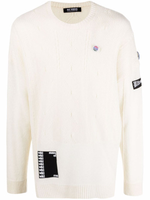 

Logo patch jumper, Raf Simons Logo patch jumper
