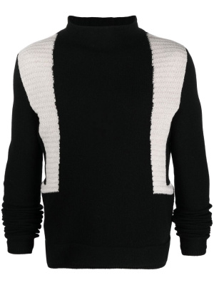 

Contrast-panel jumper, Rick Owens Contrast-panel jumper