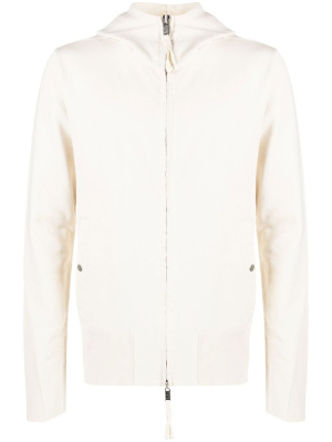 

Raw edges zip-up hoodie, Thom Krom Raw edges zip-up hoodie