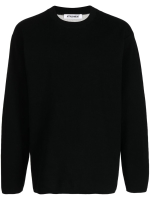 

Crew-neck long-sleeve sweatshirt, Attachment Crew-neck long-sleeve sweatshirt