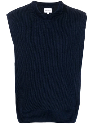 

Ribbed-knit sleeveless jumper, Norse Projects Ribbed-knit sleeveless jumper