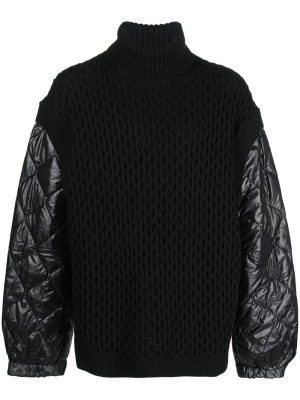 

Panelled wool jumper, Juun.J Panelled wool jumper