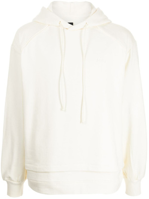 

Layered cotton hoodie, Juun.J Layered cotton hoodie