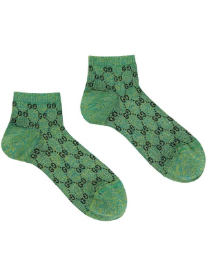 

GG intarsia lurex socks, Gucci GG intarsia lurex socks