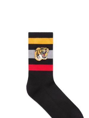 

Tiger-motif ankle socks, Gucci Tiger-motif ankle socks