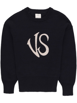 

Logo-print knitted jumper, Visvim Logo-print knitted jumper