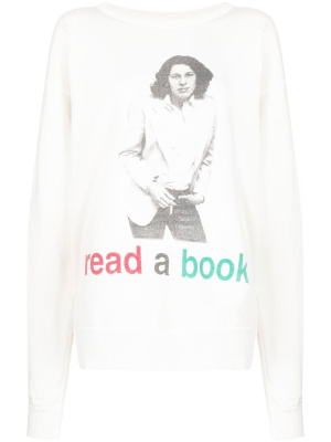 

Slogan-print sweatshirt, SAINT MXXXXXX Slogan-print sweatshirt